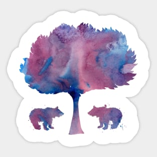 Bear cubs Sticker